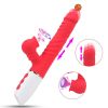 Heatable Tongue Licking Vibrator Sex Toys for Women G-spot Vagina Dildos Sucking Clitoral Stimulator Telescopic Dildo Vibrator