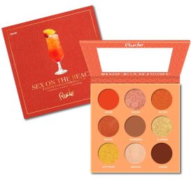 RUDE Cocktail Party 9 Color Eyeshadow Palette (Color: Sex On The Beach)