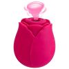 Rose Sex Toy For Women;  Waterproof Vaginal Suction Vibrator;  Intimate Nipple Sucking Cup;  Oral Clitoral Stimulato