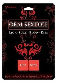 Oral Sex Dice Lick Suck Blow Kiss (SKU: TCN-PD8018-02)