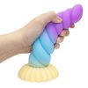 Colorful Silicone Threaded Anal Plug Buttplug for Men Women Masturbation Anal Dildos Soft Sex Toys Prostate Sex Shop Butt Plug