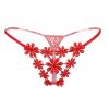 Sexy Lingerie Crotchless Women's Panties Lace Bowknot G-strings Thongs Temptation Erotic Women Underwear Intimate Underpant